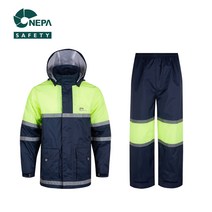 네파 세이프티 NEPA SAFETY 투피스 우의 상하의 세트 강력 방수바람막이 비옷 세트