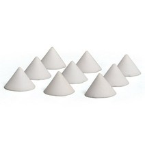 도자기가마 도예 도자기 가마 이동식 손톱 세라믹 내화성 지원 재사용 가능한 도구 30 개, 01 White