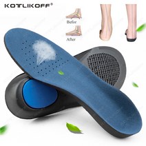 발편한깔창 푹신한깔창 인솔깔창 정형용깔창 평발깔창 아치형KOTLIKOFF Orthotics 아치 지원 Insoles 플랫