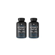 11스포츠리서치 트리플 스트랭스 오메가3 피쉬오일 1250MG 150정 2개 1055MG 함량, (1+1)스포츠리서치 트리플 스트