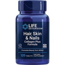 Life extension 라이프익스텐션 헤어 스킨 네일 베리솔 콜라겐 플러스 포뮬라 태블릿 120정