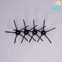 [호환마트]로보락 Q7 Max 맥스 고품질 사이드 브러쉬 검정 4개 로봇청소기 호환품