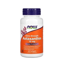 Now Foods 나우푸드 아스타잔틴 Astaxanthin 10 mg 60 소프트젤
