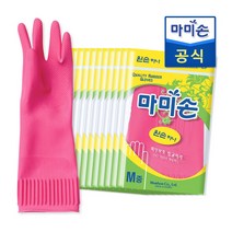 마미손 고무장갑 왼손 하나 중(M) X 10개