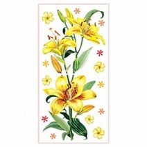 홈코디(2매) 나리꽃 TL-17009 예쁜스티커 집꾸미기 꾸밈 꾸미기