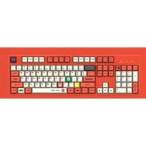 알오엠 키보드 캐릭터 귀여운 키보드꾸미기 쿠로미 마리오, 상세 페이지 참고, 흰색 배경 흰색 조명이 있는 F104 스폰지밥