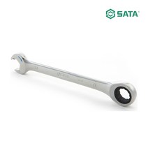 사타 더블라쳇 기어렌치 10mm 스패너 렌치 평생보증, 1개