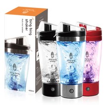 회오리텀블러 빙빙 쉐이크 전동텀블러 자동 믹스 텀블러 450ml, 쿠팡 전동 텀블러-레드