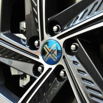 람앤클 2021 디 올뉴 투싼 NX4 풀체인지 신형 4세대 커스텀 튜닝 엠블럼 휠캡 휠커버 알루미늄 크롬 몰딩 휠보호 스톤칩 방지, 블랙(4P), B타입