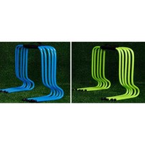 미니 허들 운동회 체육 훈련용 근력 프레임, 두께- 15cm 녹색 5개