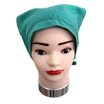 루시피 주방용 위생 끈 삼각스카프 두건 LU-06, 루시피 끈 삼각스카프(LU-06 초록색), 1개