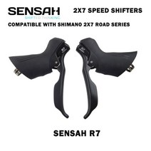 SENSAH-로드 바이크 브레이크 시프터 2x 7 8 2x9v 2x10s 2x11 스피드 레버 도로 자전거 변속기 6800 R8000 105 Claris Sora 호환, 2x7 R7