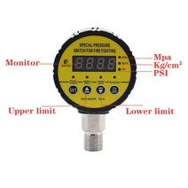 HC-Y810 220 AC 1MPA 유압 공기 압축기 디지털 스위치 x 1.5 G1/2 맞춤형, 04 thread G3-8, 05 0-0.6Mpa