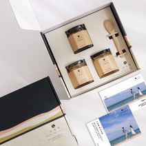 오월향 꿀 답례품 결혼식 웨딩 돌 160g*3개입 (기프트백/엽서 포함), [베스트1] 벌꿀+벌집+잡화