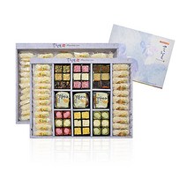 밀토리 꽃창포3호 2단구성 한과선물세트 (500 x 400 65 크기), 1박스, 763g