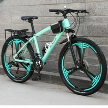 mtb mtb자전거 27.5인치 산악용 22인치 접이식자전거 산악자전거, 21 속도, 24인치, O.팀버울브스-비앙키그린-세바퀴