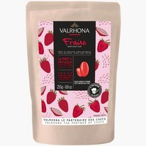 Valrhona Fraise Strawberry Candy 발로나 프레시 스트로베리 딸기 캔디 베이킹 제빵재료 250g 1팩