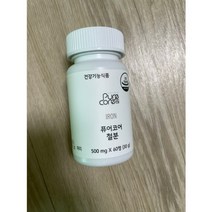 퓨어코어 철분제 500mg x 60정 1개