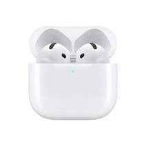 Apple 2024 에어팟 4 블루투스 이어폰 유선충전, MXP63KH/A, 화이트