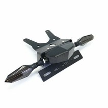 오토바이 번호판 브라켓 볼트 honda crf 250l grom 액세서리 라이센스 차량 홀더 프레임 도어 커버 테일 티니 펜더 제거기, 블랙