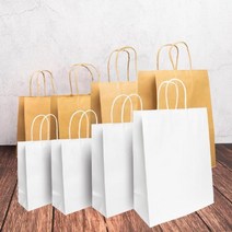 트위스트 종이쇼핑백 2칼라 4사이즈-(10개입) 종이쇼핑백 손잡이쇼핑백 선물포장 선물쇼핑백 대용량 ansrndydvna100, 3호, &상품선택&