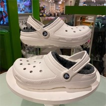 [크록스] 클래식 라인드 클로그 (203591-10M)