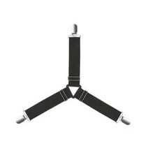 침대 매트리스받침대 홈 조절 가능한 시트 탄성 그리퍼 벨트 패스너 소파 매트리스 커버 코너 홀더 클립 발 정리 도구 115888, 1 pcs Black
