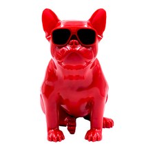 CHINA 불독 블루투스 s5 자르 스피커 프렌치불독 강아지스피커, 아이보리, 소형(횡격막 없음)