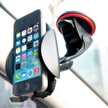 겔 흡착식 차량 대시보드 스마트폰 거치대 카소품, 레드