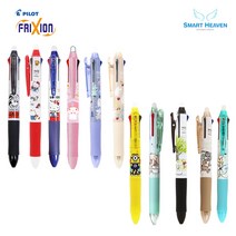 프릭션 3색 볼펜 디즈니x무민x푸x미니언즈x마이멜로디, 무민민트그린(슬림) 0.5mm