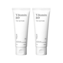 내추럴더마프로젝트 비타민 B9 광채 광희 톤업 미백 크림 2개 세트, 비타민 B9 톤업 미백 크림 2개