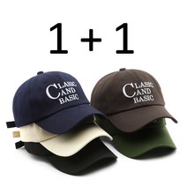 1+1 심플 베이스볼 캡 YS3805