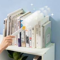 미니플 먼지제로 정전기 집 틈새 먼지 털기 청소 제거 먼지털이 청소포, 화이트 핸들1개+청소포1개