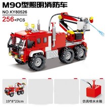 [레고공식] 도시 소방서 모델 774 피스 호환 가능한 건설 소방관 남자 트럭 계몽 벽돌 어린이 장난감, [07] ky80526 no box