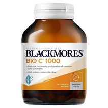 프리미엄 호주 블랙모어스 Bio 천연 감귤과 열매 추출 비타민 C 1000 대용량 150정, 1병