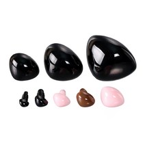 [대량구매]민자삼각코(인형코)(100개), 10mm 핑크 100개