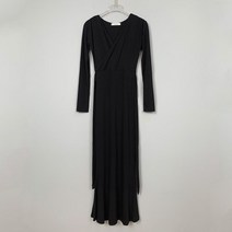 맥시랩원피스 브이넥 바이서우 봄 프렌치 A라인 여행