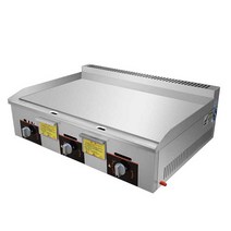 업소용 전기 가스 철판 그릴 불판 화구 간택기 요리, 전기 가열 12mm 철판 73x40형