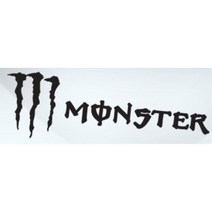 몬스터 스터커 할큄 차량 본넷 스쿠터 IG K3 앞범퍼 캐스퍼 기스커버 스크래치보완 스포티지 카니발 운전석 투싼 더뉴K5 스타렉스 올란도 조수석문 YF, 레드, 대형