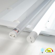 아도몰 LED형광등 T8 18W 주광색 6500k 직관형램프 1200mm 삼성패키지 220v AC직결 핀타입