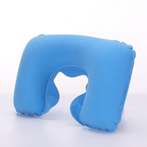 목주름베개 숙면 목에좋은 베개 U 모양 풍선 여행 자동차 비행기 목 지원 머리 받침 부드러운 간호 캠핑 수면 쿠션, 01 30X27X10cm, 19 19