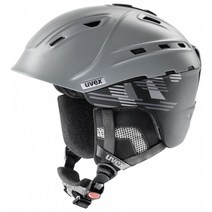 우벡스 스키 헬멧 스노우보드 Sale NEW UVEX P2US SKI SNOWBOARD HELMET 51 - 55 cm S Grey Anthracite Black Mat