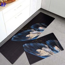 SKANDSALO 북유럽 PVC 싱크대 주방매트 발매트 특대 현관 깔개, AP_45x180cm