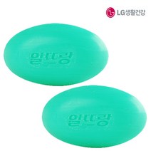 LG생활건강 알뜨랑비누 130g 그린 화이트 목욕비누, 20개입