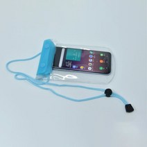 물놀이 똑딱이 스마트폰 방수팩 목걸이 휴대폰 수영, ONE, 화이트