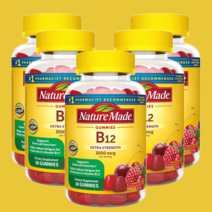 NatureMade VitaminB12 비타민B12 젤리 60구미 5개