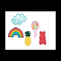 이랜드 [크록스키즈]크록스 해피 캔디 5개 세트 지비츠 10008077