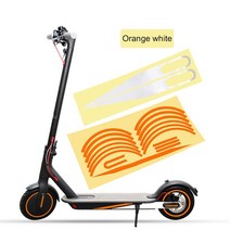 전동휠 외발전동휠 휠 허브 보호 반사 스티커 샤오미 M365 프로 전기 스쿠터 Sticke 부품 스쿠터 액세서리, 06 주황색