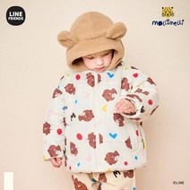 몰리멜리 라인프렌즈 데이오브미니후드점퍼