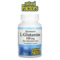 네추럴 팩터스 L 엘 글루타민 500mg 베지캡슐 90정 Glutamine